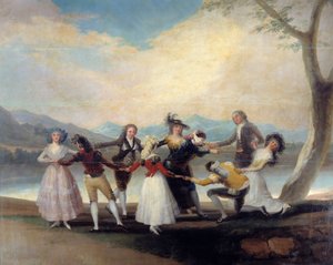 Colin Maillard (Blinde Kuh) von Francisco de Goya
