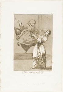 Schrei nicht, Dummkopf, Tafel 74 aus Los Caprichos von Francisco Jose de Goya y Lucientes