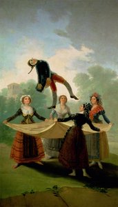 El Pelele (Die Puppe) 1791-2 von Francisco de Goya