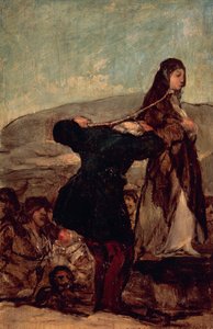 Hinrichtung einer Hexe von Francisco Jose de Goya y Lucientes