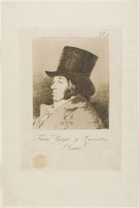 Francisco de Goya y Lucientes, Maler, Platte eins aus Los Caprichos von Francisco Jose de Goya y Lucientes