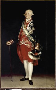 Ganzkörperporträt von Karl IV., König von Spanien von Francisco de Goya