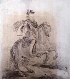 Reiterporträt von Philipp III. von Spanien von Francisco Jose de Goya y Lucientes