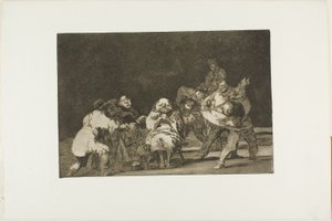Wer dich nicht mag, wird dich im Scherz verleumden, Platte 17 aus Los Proverbios