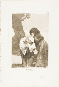 Stille, Platte 28 aus Los Caprichos von Francisco Jose de Goya y Lucientes
