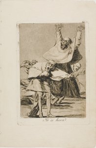 Es ist Zeit, Platte 80 aus Los Caprichos von Francisco Jose de Goya y Lucientes