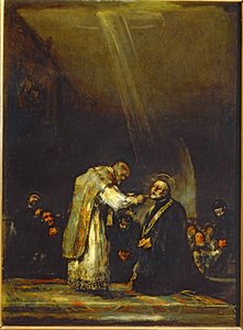 Letzte Kommunion des Heiligen Joseph von Calasanz