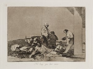 No hay que dar voces (Es nützt nichts zu schreien) von Francisco Jose de Goya y Lucientes