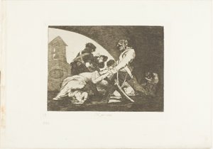 Auch diese nicht, Platte elf aus Die Schrecken des Krieges von Francisco Jose de Goya y Lucientes