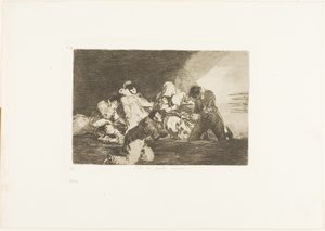 Man kann nicht hinschauen, Tafel 26 aus Die Schrecken des Krieges von Francisco Jose de Goya y Lucientes