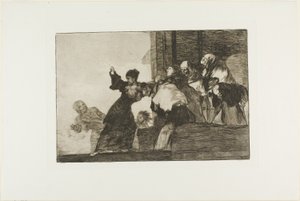 Armer Narr, Platte elf aus Los Proverbios von Francisco Jose de Goya y Lucientes