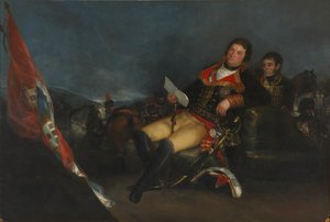Porträt von Manuel Godoy, genannt der Prinz des Friedens (Detail)