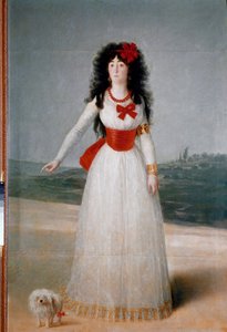 Porträt der Herzogin von Alba (Maria Teresa Cayetana de Silva) von Francisco de Goya