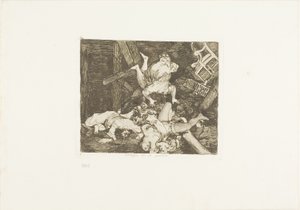 Verwüstungen des Krieges, Tafel 30 aus Die Schrecken des Krieges von Francisco Jose de Goya y Lucientes
