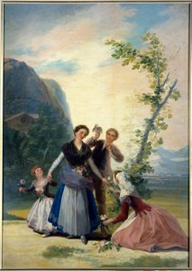 Frühling. Gemälde von Francisco de Goya (1746-1828) 19. Jahrhundert. Madrid, Prado Museum