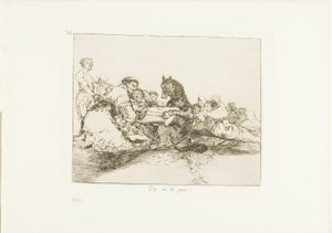 Das ist das Schlimmste!, Platte 74 aus Die Schrecken des Krieges von Francisco Jose de Goya y Lucientes