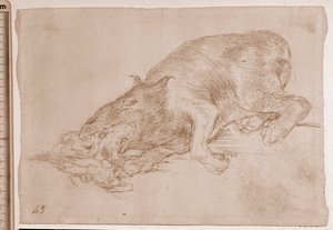 Die Schrecken des Krieges: Stolzes Monster! von Francisco de Goya