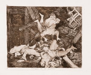 Die Schrecken des Krieges: Kriegsschäden von Francisco de Goya