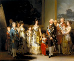Der König und die Königin von Spanien, Karl IV. und Maria Luisa, mit ihrer Familie von Francisco de Goya