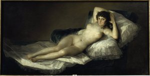 Die nackte Maja, ca. 1798-1805 von Francisco Jose de Goya y Lucientes