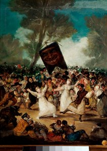 Das Begräbnis der Sardine von Francisco de Goya