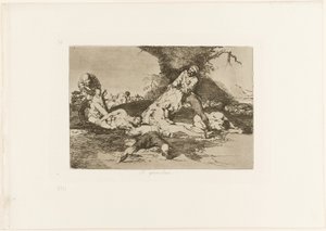 Sie nutzen sie aus, Platte 16 aus Die Schrecken des Krieges von Francisco Jose de Goya y Lucientes