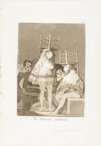 Sie haben schon einen Sitzplatz (d.h. unten), Platte 26 aus Los Caprichos von Francisco Jose de Goya y Lucientes