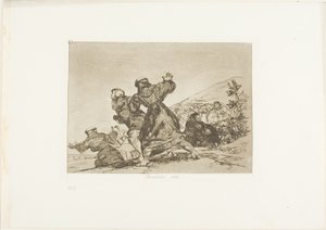 Dies auch, Platte 43 aus Die Schrecken des Krieges von Francisco Jose de Goya y Lucientes