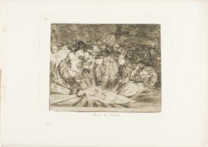 Die Wahrheit ist gestorben, Platte 79 aus Die Schrecken des Krieges von Francisco Jose de Goya y Lucientes