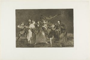Wunden heilen schneller als hastige Worte, Platte 16 aus Los Proverbios von Francisco Jose de Goya y Lucientes