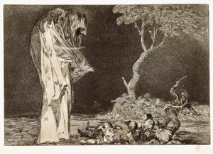 Tafel 2 in "Disparates" von Francisco de Goya