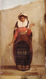Die Spinnerin von Francisco Laso