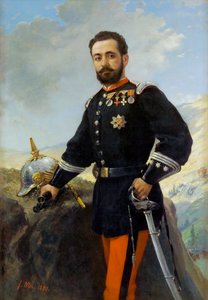 Porträt des Oberst Francisco Enrique Contreras von Francisco Manuel Oller