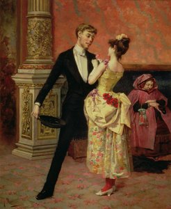 Das Foyer des Lyceum Theaters von Francisco Masriera y Manovens