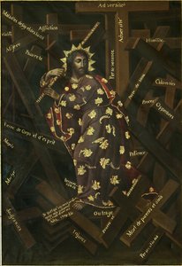 Der Christus am Kreuz von Francisco Moyen