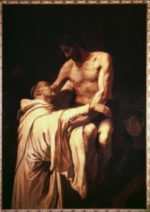 Christus umarmt den Heiligen Bernhard von Clairvaux