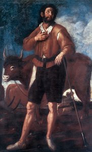 Darstellung des heiligen Isidor des Pflügers (1080-1130), er ließ auf wundersame Weise Wasser aus dem trockenen Boden sprudeln von Francisco Ribalta