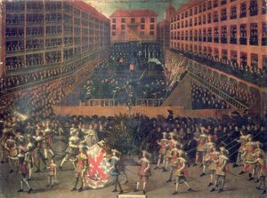 Auto-da-fé im Jahr 1656 von Francisco Rizi