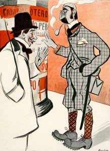 Ein Franzose sagt einem Engländer, wie er sich für die Oper kleiden soll, 1903