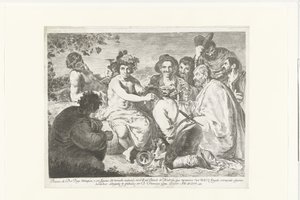 Bacchus und die Trunkenbolde von Francisco de Goya