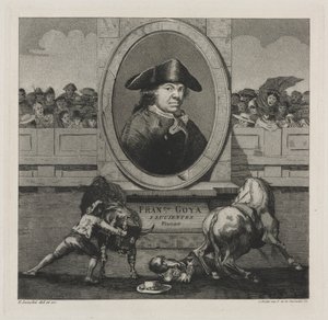 Stierkämpfe: Frontispiz, 1876 von Francisco de Goya