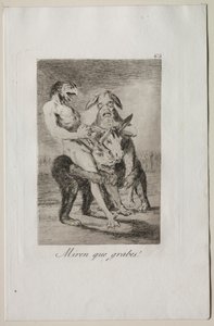 Caprices: Schau, wie ernst sie sind! von Francisco de Goya