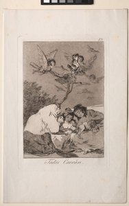 Caprichos: Alle werden fallen von Francisco de Goya