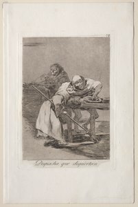 Caprichos: Sei schnell, sie wachen auf von Francisco de Goya
