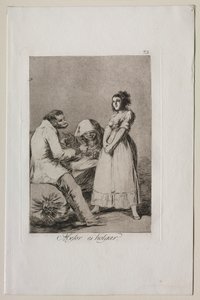Caprichos: Es ist besser, faul zu sein von Francisco de Goya