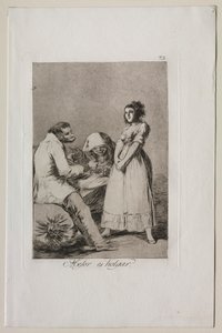 Caprichos: Es ist besser, faul zu sein von Francisco de Goya
