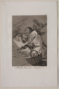 Caprichos: Es gibt viel zu saugen von Francisco de Goya