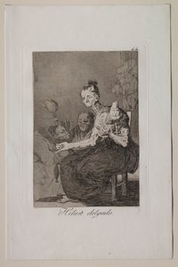 Caprichos: Sie spinnen fein von Francisco de Goya