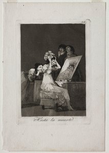 Caprichos: Bis zum Tod, 1799 von Francisco de Goya