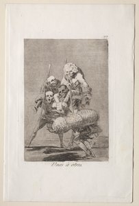 Caprichos: Was man einem anderen antut von Francisco de Goya